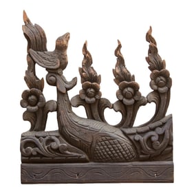 Rare Carved Antique Tibetan Carving