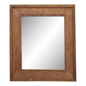 Reclaimed Teak Wood Rustic Framed Mirror