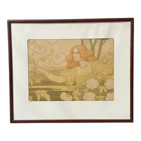 Les Boules De Neige by Paul Berthon