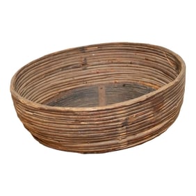 Large Farmhouse Wicker Basket