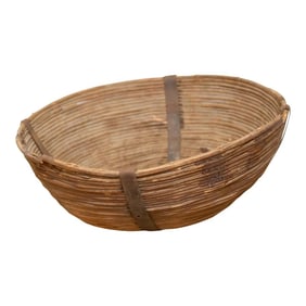 Large Iron Strap Vintage Basket-Digha