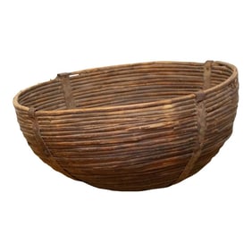 Wicker Vegatable Rounded Basket-Rachak