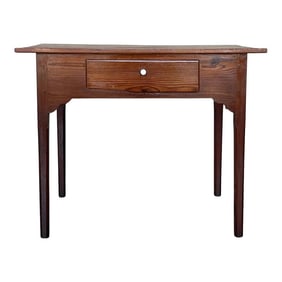 Spanish Country Pine "Mobila " Side Table With Drawer