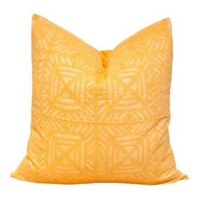 Supernova Yellow Handmade Pillow Cover