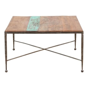 Rustic Modern Reclaimed Teak Coffee Table