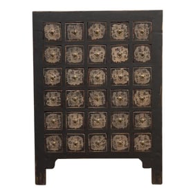 Tall Chinese Apothecary 30 Drawer Dresser