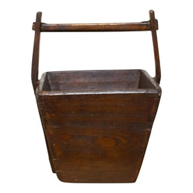 Antique Chinese Wooden Basket