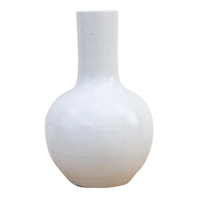 Very Tall Elongated Neck Asian Vase