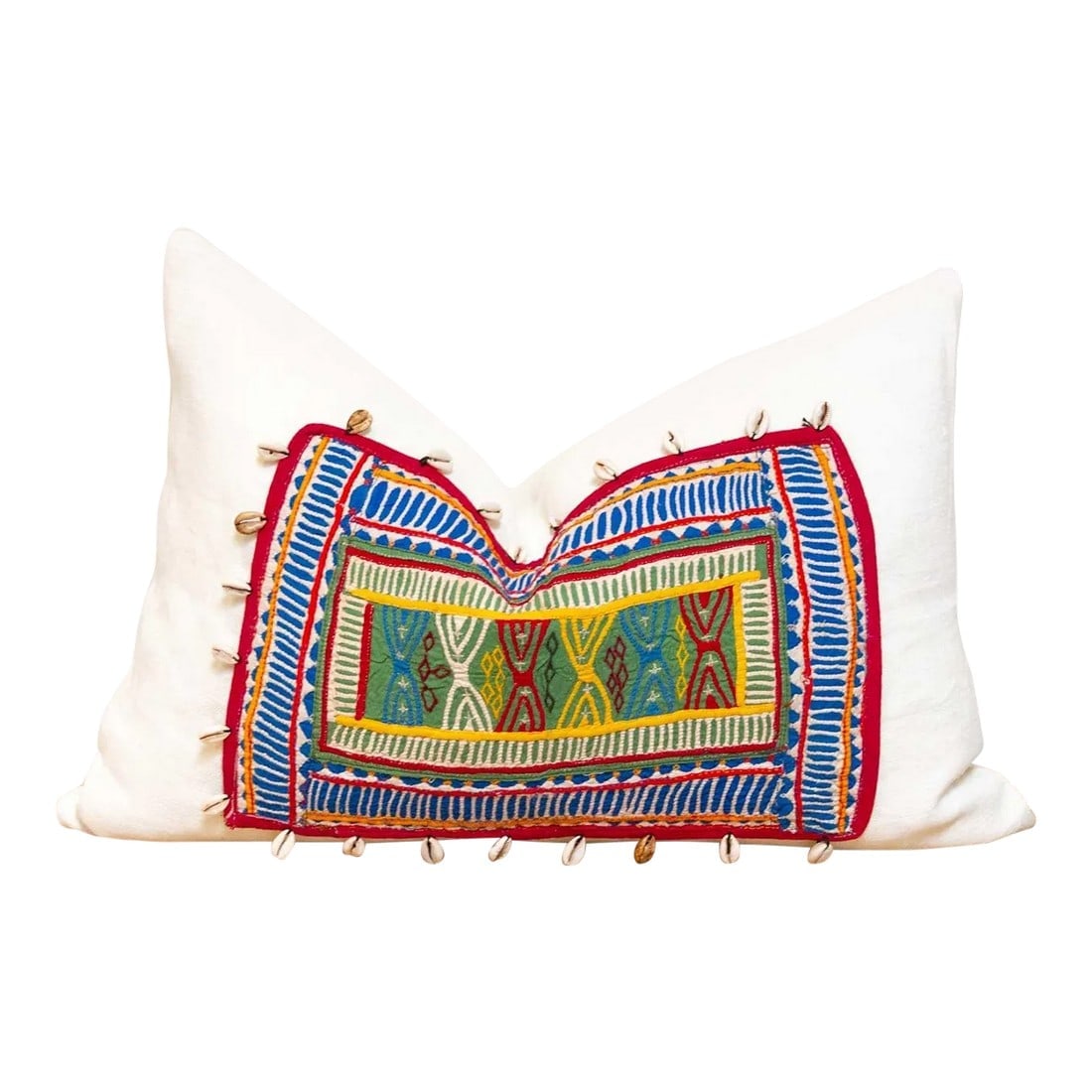 Khanpur Himalayas Tribal Antique Linen Pillow: Crafted using antique Jumlo tribe embroidered fabric, these beautiful linen pillows are truly rich in culture and color. Each pillow wears a fragment from an embroidered turban or sash worn by bridegr