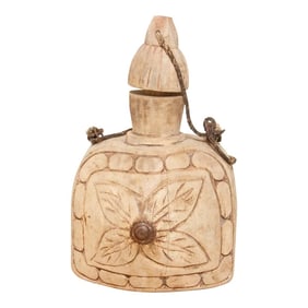 Floral Motif Carved Water Bottle