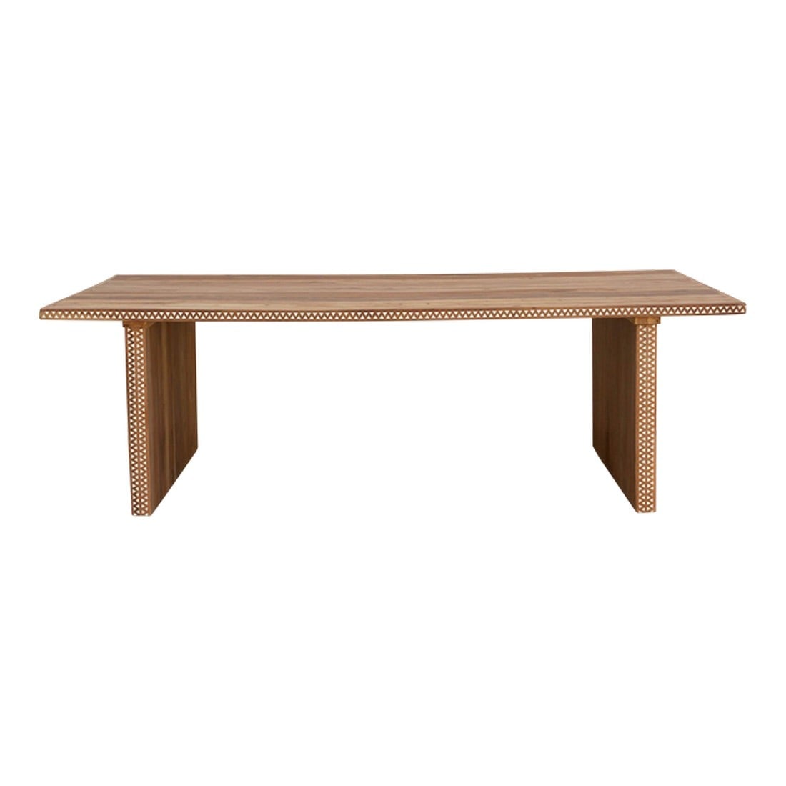 96" Long Mother of Pearl Inlay Dining Table (1 of 10)