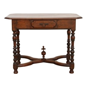 19th Century French Walnut Writing Table