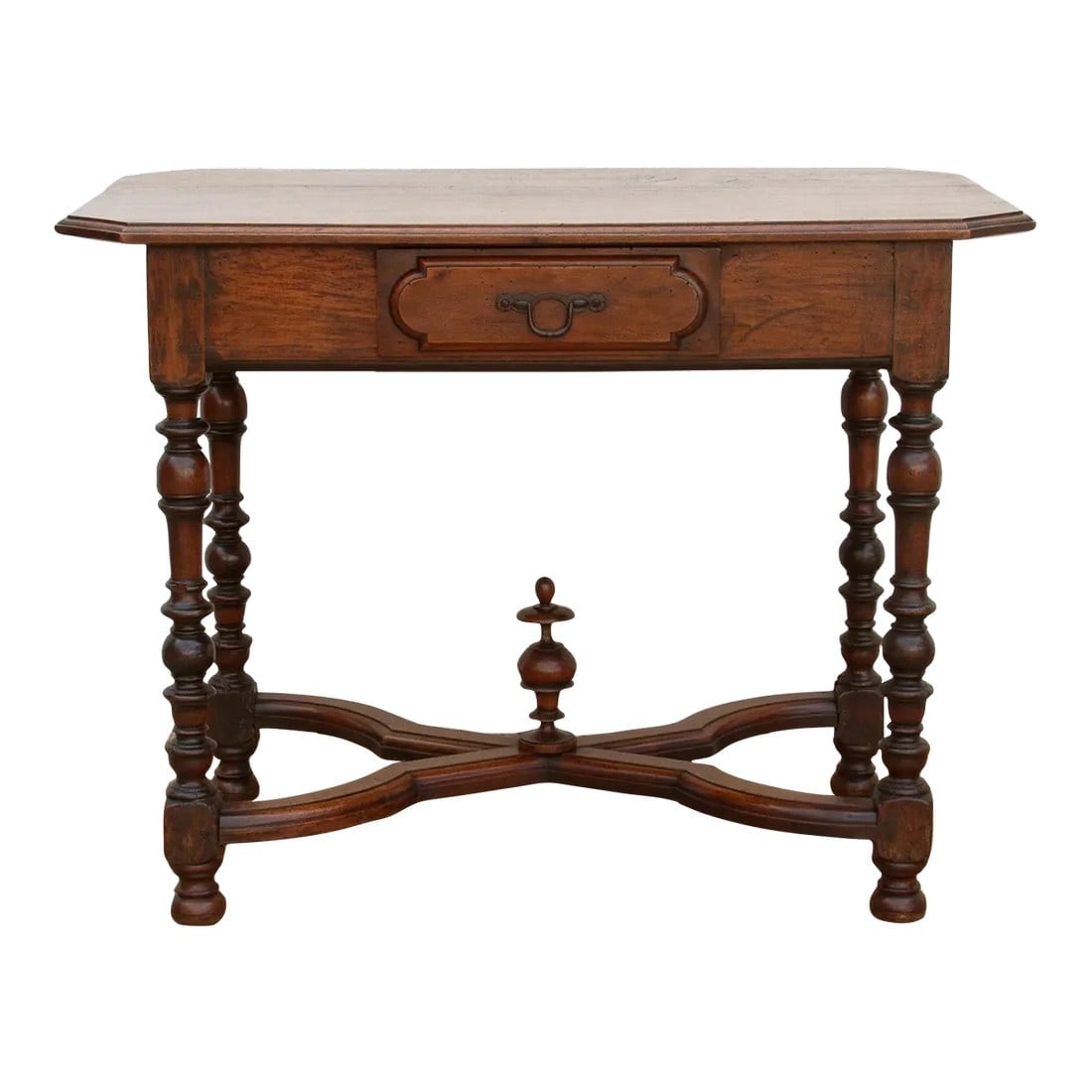 19th Century French Walnut Writing Table (1 of 11)