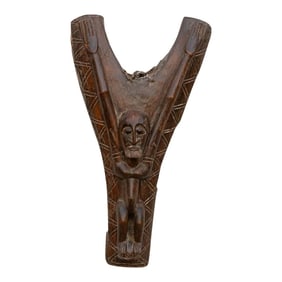 Antique Baule Architectural Wall Art