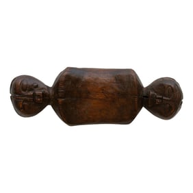 Antique African Luba Carved Headrest