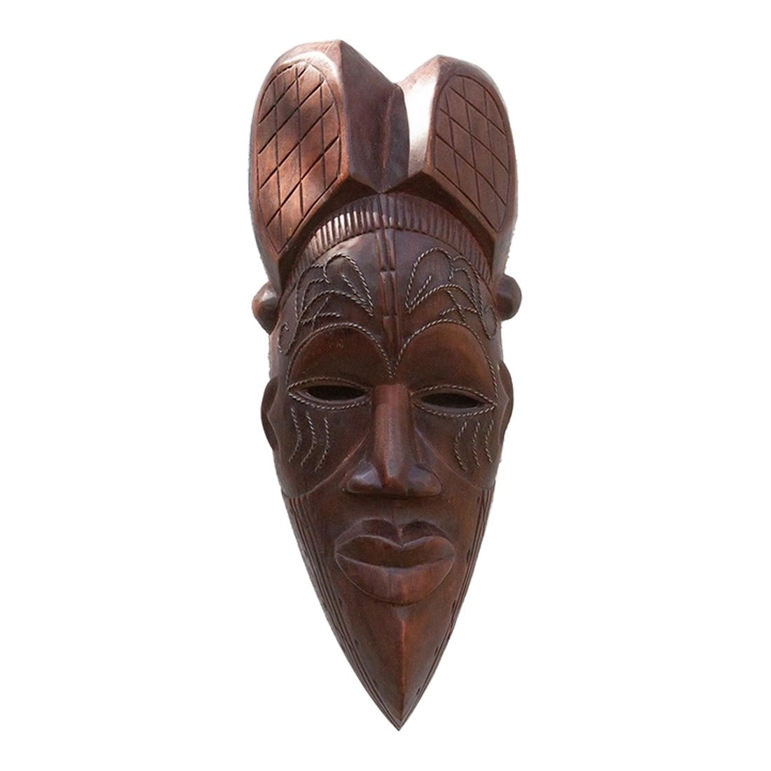 Ancestral Carved African Mask (1 of 8)