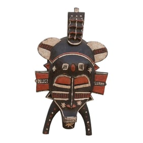 Heritage Painted African Tribal Mask