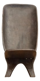 Cacao Brown African Senufo Ceremonial Chair