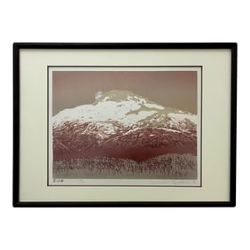 Kunio Kaneko 1996 Woodblock - Mount Chausu-Dake - 22 of 200