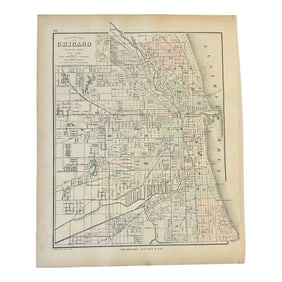 Chicago Original Engraving by Gray, 1870