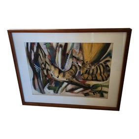 Isabel Stensland Pastel Animal Drawing