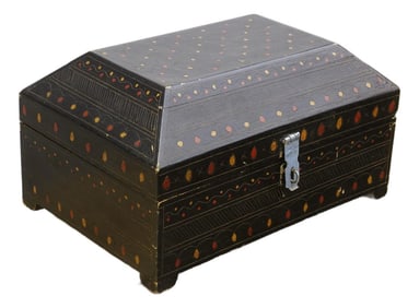 Vintage Painted Nomad Trinket Box