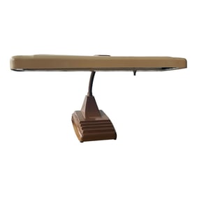 Mid Century Industrial Art Deco Goose Neck Desk Florescent Bulb Lamp Light