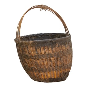 Rustic Wicker Primitive Basket