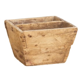 Primitive Wood Kitchen Storage Bucket
