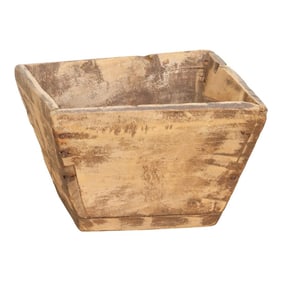 Vintage Artisan's Wood Grain Bin