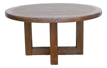 Large 60" Dm Rustic Elegant Reclaimed Elm Table