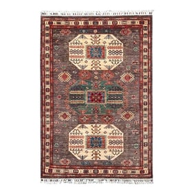 Vintage Caucasian Kazak Wool Rug