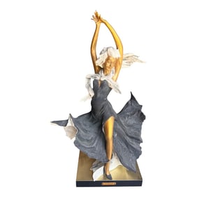 Flavia Vero Porcellana Sculpture by G. Barbetta "Dancing Woman" - Limited Edition