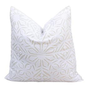 Eternal Bloom Appliqué Pillow Cover