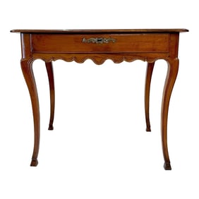 Late 18th Century Louis XV French Walnut Writing or Side Table