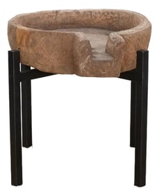 Rustic Modern Antique Bowl Table