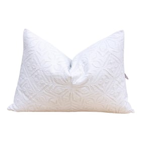 Morning Dew Lumbar Applique Pillow Cover