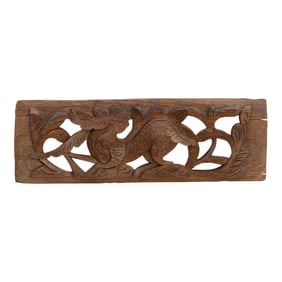 Asian Temple Carved Wall Art