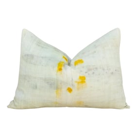 Vintage Rihon Tie Dyed Organic Silk Lumbar Pillow