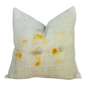 Vintage Lily Tie Dyed Organic Silk Pillow