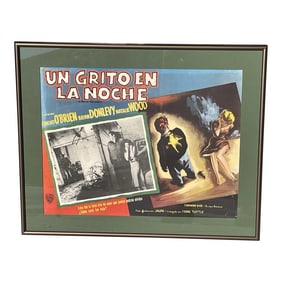 Vintage Mexican Movie Poster, Un Grito en La Noche, "A Cry in the Night"