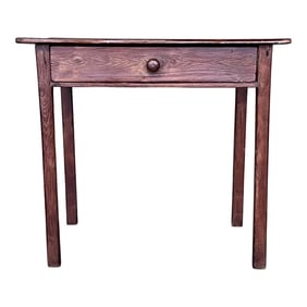 Spanish Country Pine "Mobila " Side Table With Drawer