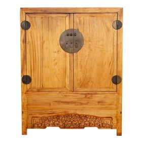Antique Asian Cedar Armoire