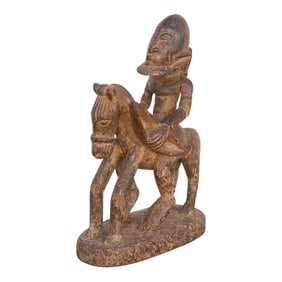 Original 19th Century African Warrior Statue
