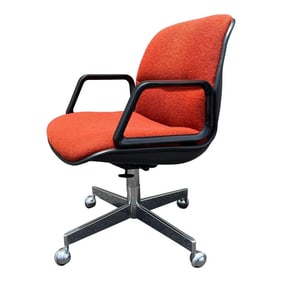 1970s Mid Century Modern Charles Pollock Style Office Chair by All Steel