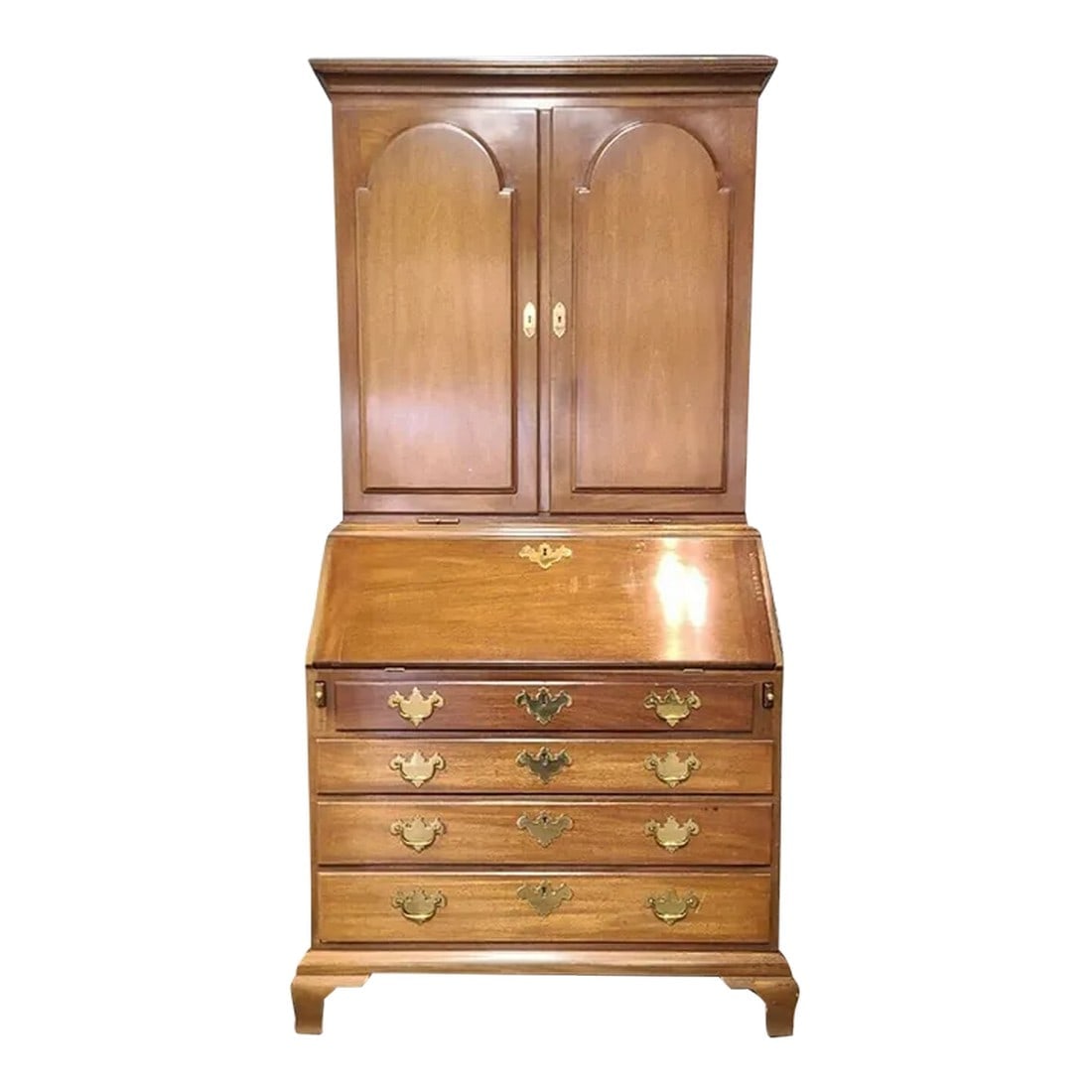 Kittinger Historic Newport Collection Mahogany Chippendale Secretary Desk Hn-14 (1 of 9)