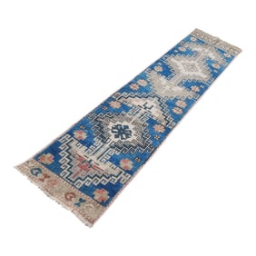 1970s Turkish Anatolian Oushak Runner 1'9'' X 6'9''