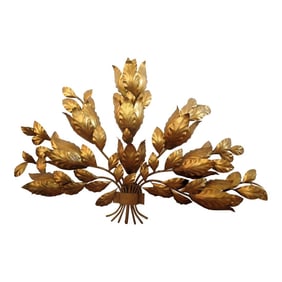 Italian Hollywood Regency Monumental Wall Light Fixture