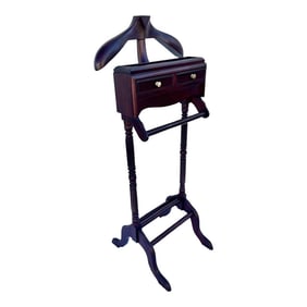 Mid- Century Traditional Mahogany Valet