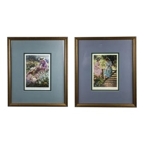 Vintage Set of Lynn Gertenbach Framed Prints